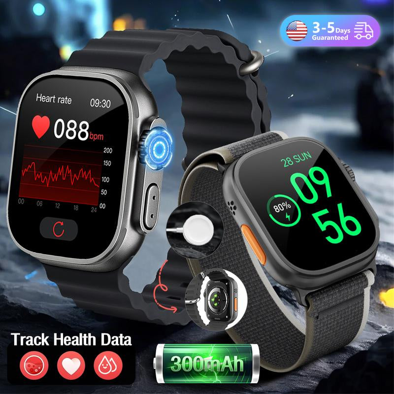 Ultimate Health Smartwatch 2025 – 24/7 Heart Rate, Sleep, Spo₂ & Temperature Tracking | Bluetooth Calling & 120+ Sports Modes for Active Lifestyles